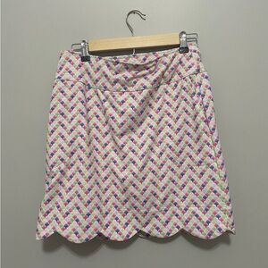 Fairway & Greene Scalloped Preppy GolfTennis Skort Size Small